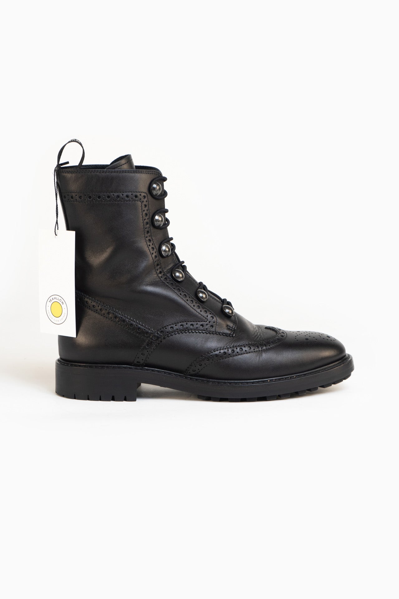 Christian Dior Diorunit Combat Boots In Black - Size 38