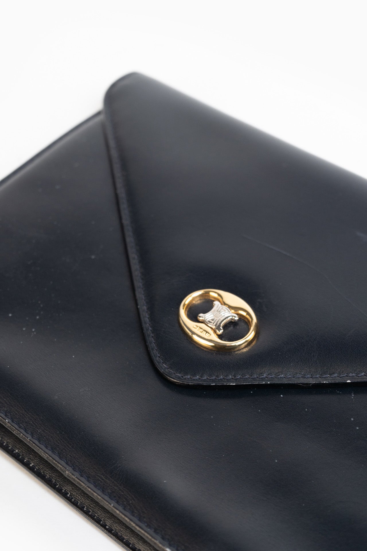 Celine Vintage Clutch In Black