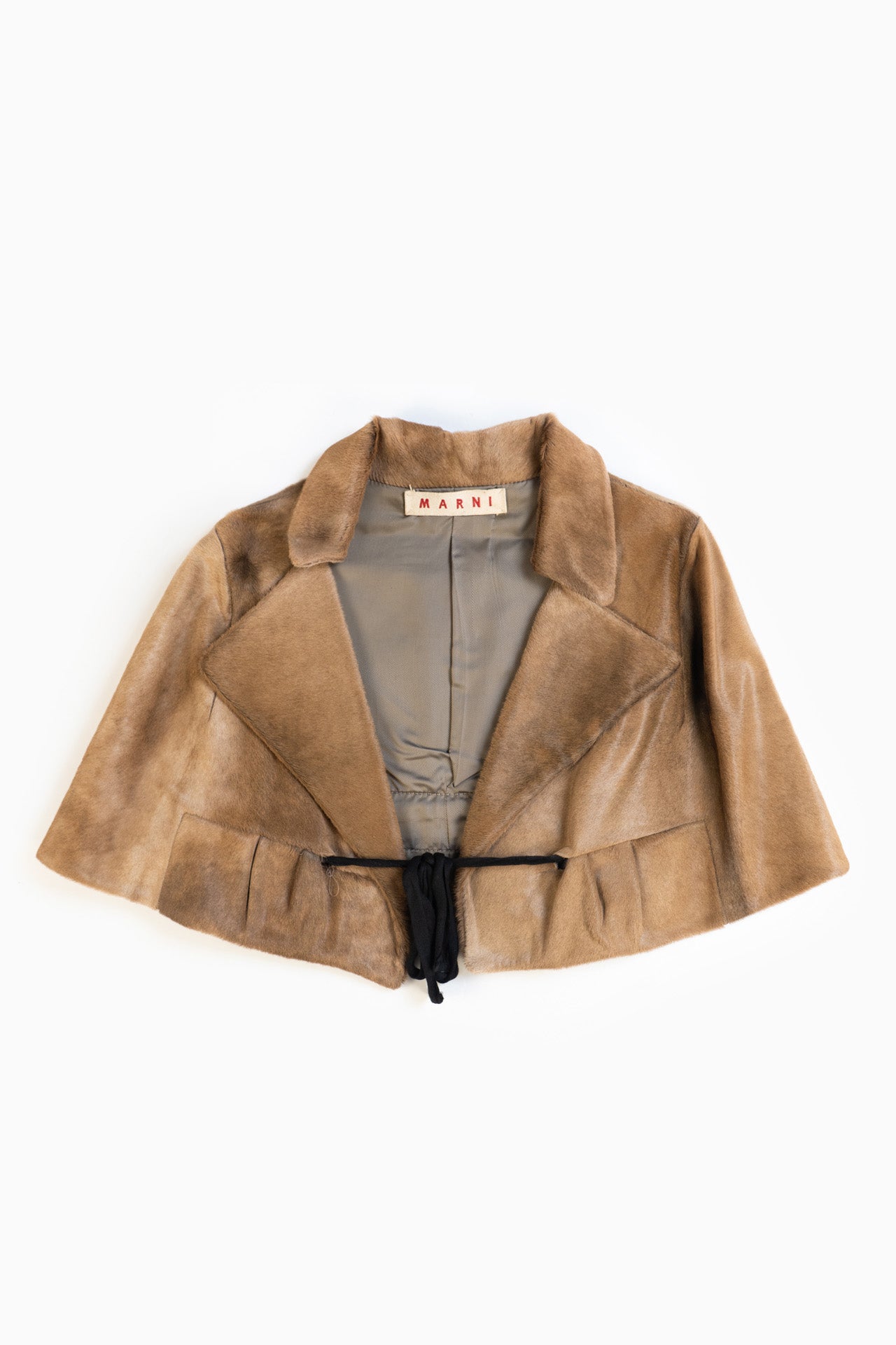 Marni Brown Leather Jacket - New with tags