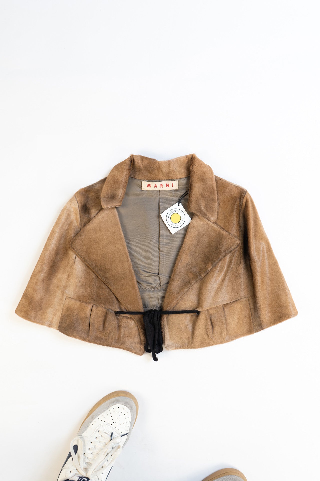 Marni Brown Leather Jacket - New with tags