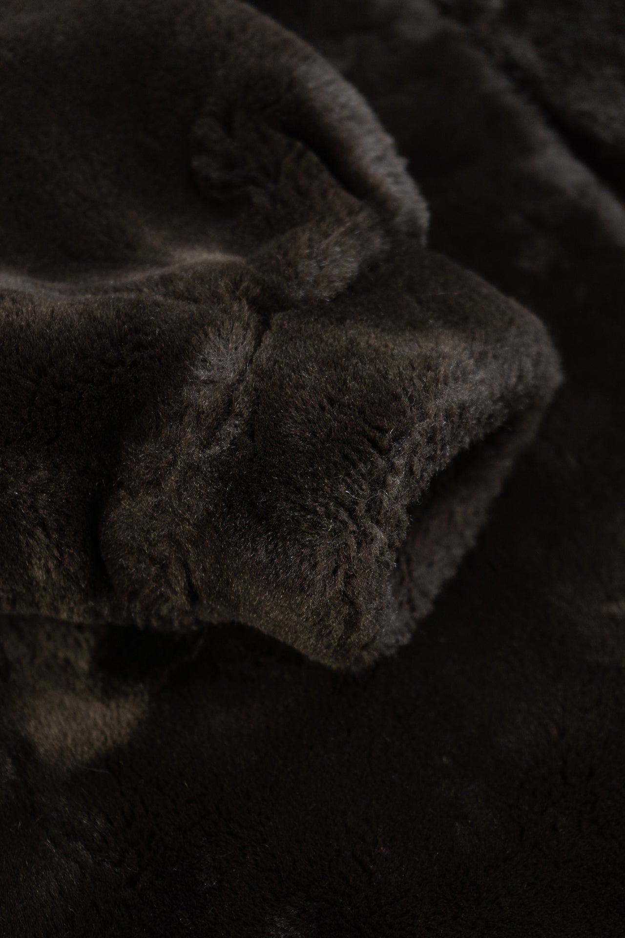 Yves Saint Laurent Vintage Fur Coat In Brown