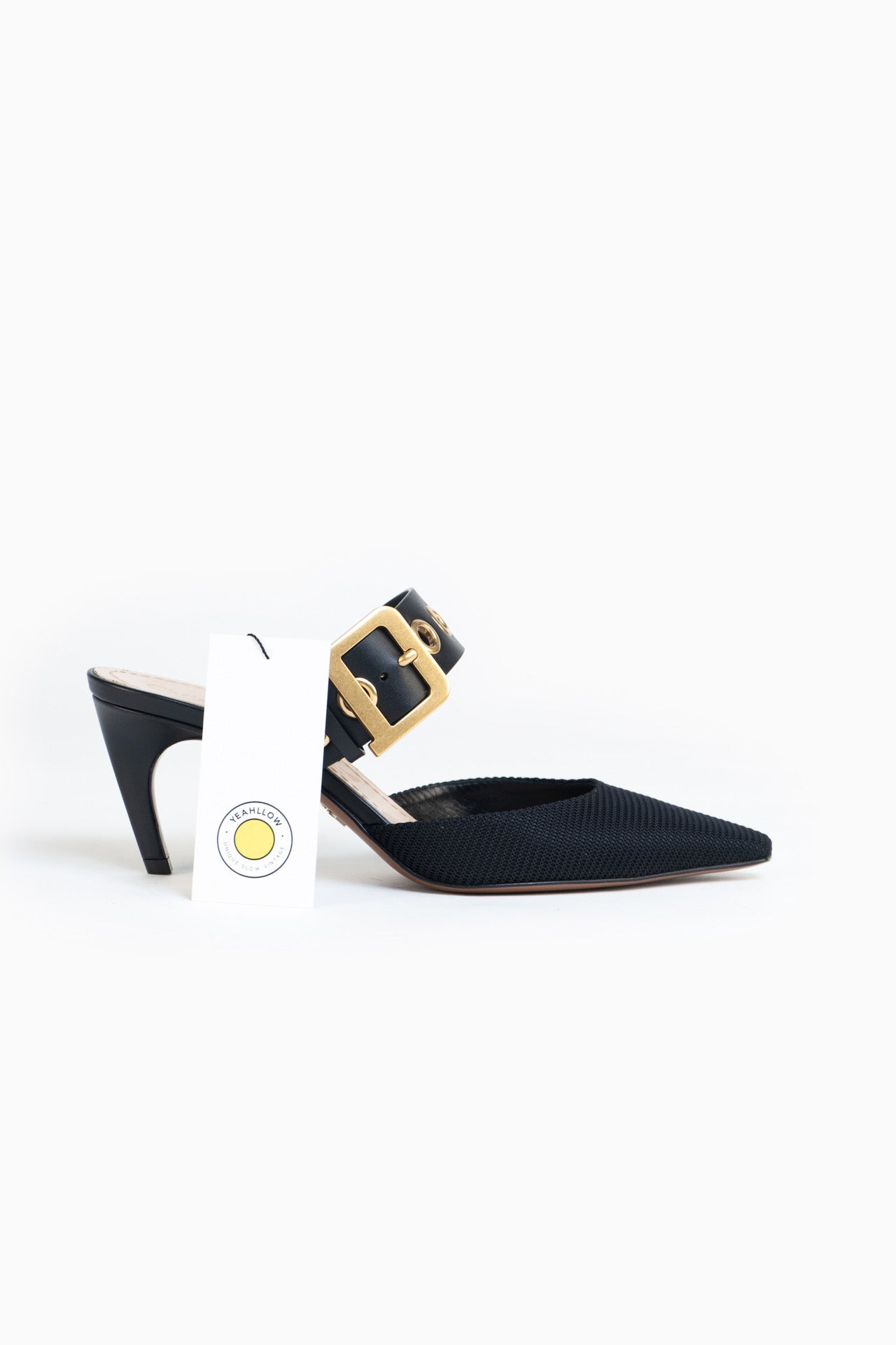 Christian Dior D-Dior Mules In Black - Size 38