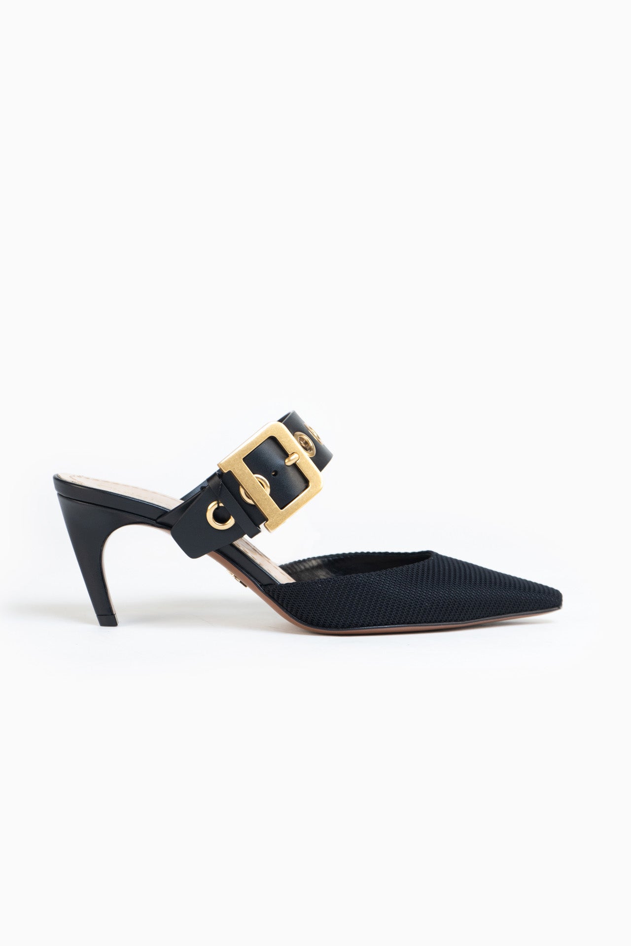 Christian Dior D-Dior Mules In Black - Size 38