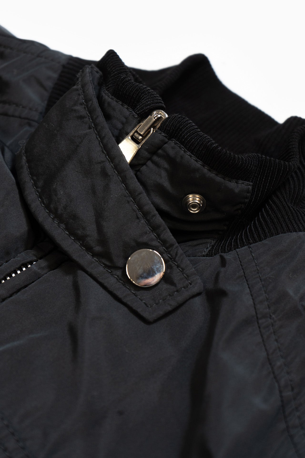 Dolce & Gabbana Nylon Bomber Jacket In Black