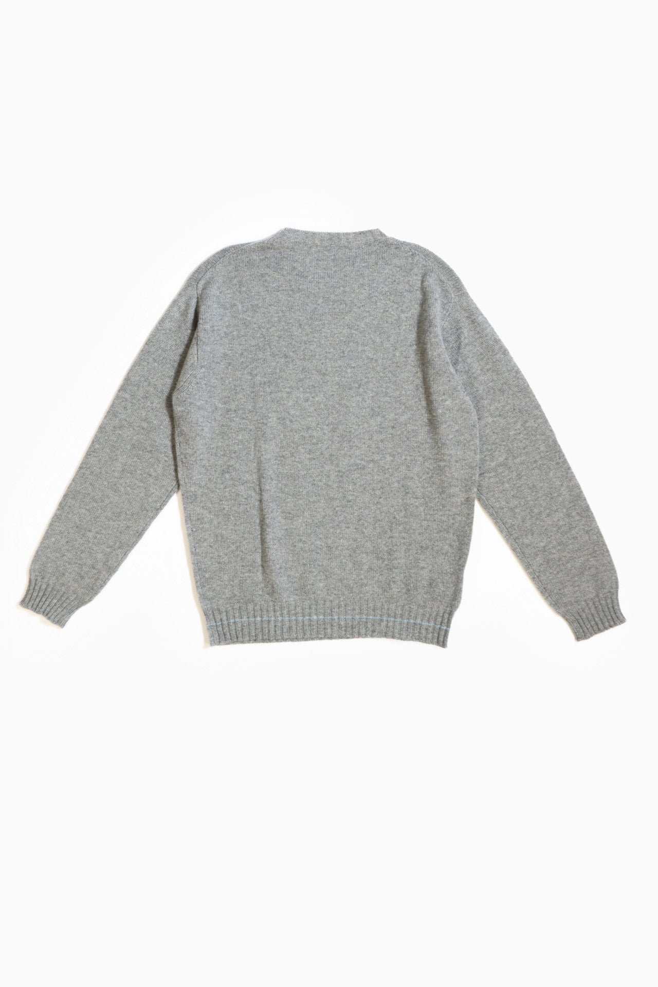 Prada Cashmere Knit Sweater In Grey