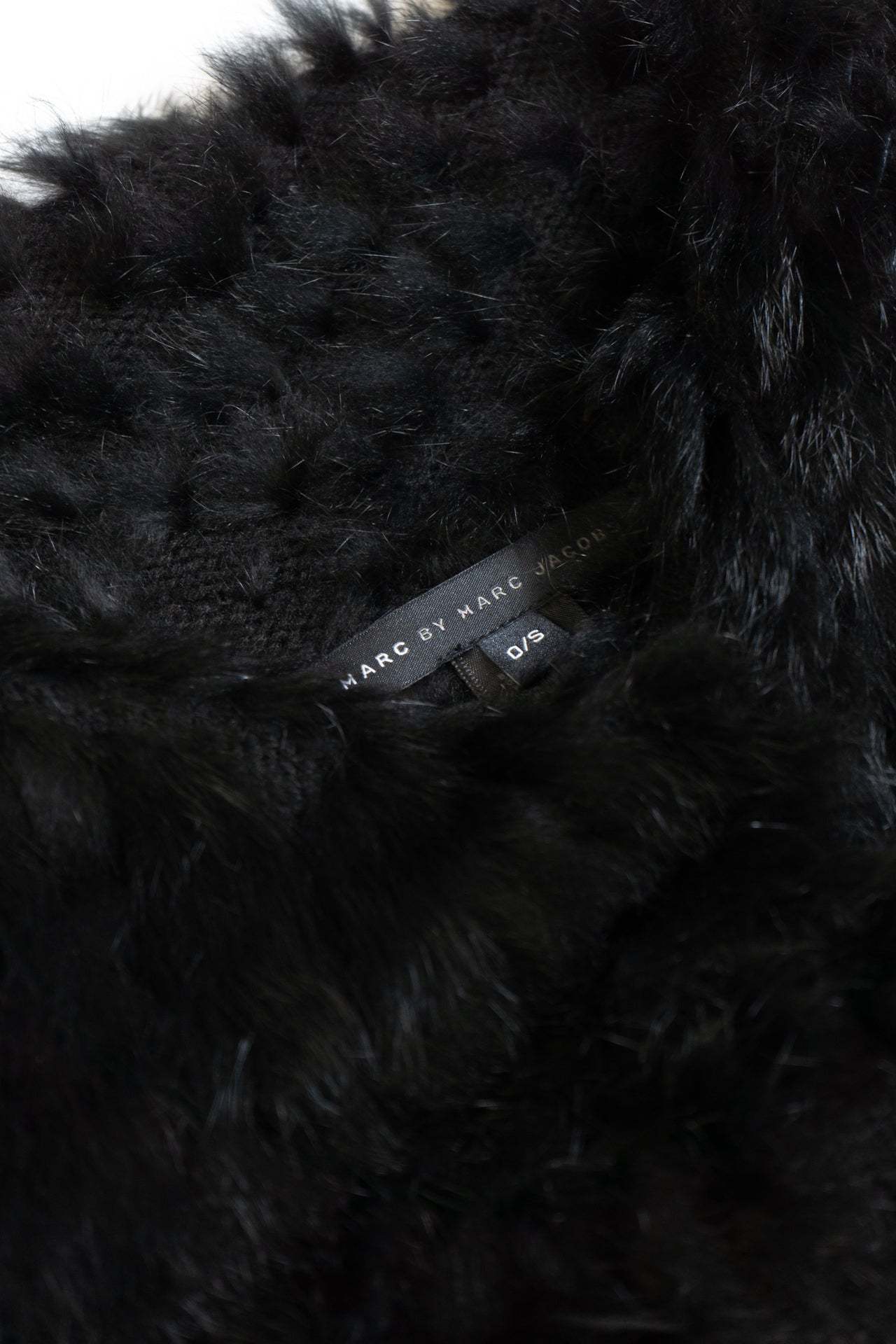 Marc by Marc Jacobs Fur Vest In Black