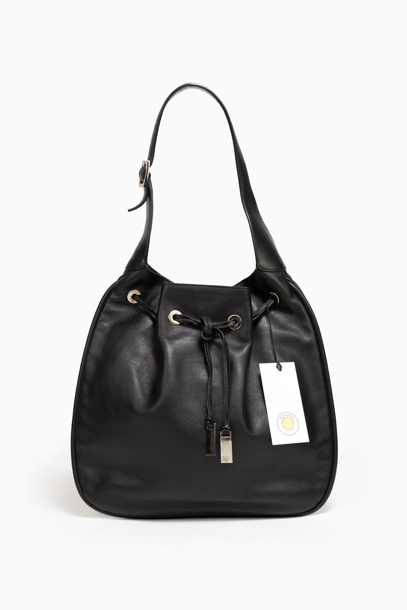 Gucci Black Drawstring Shoulder Bag