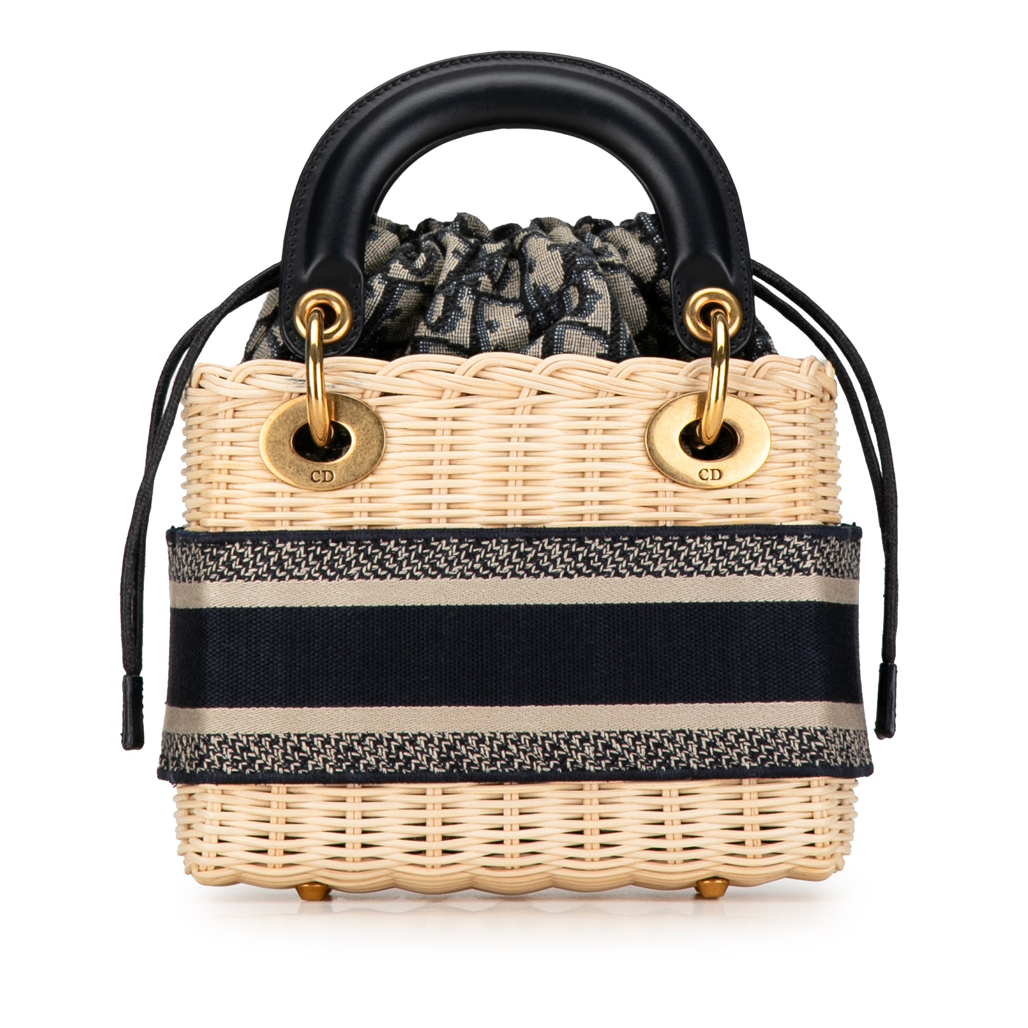 Christian Dior Mini Oblique Wicker Lady Dior