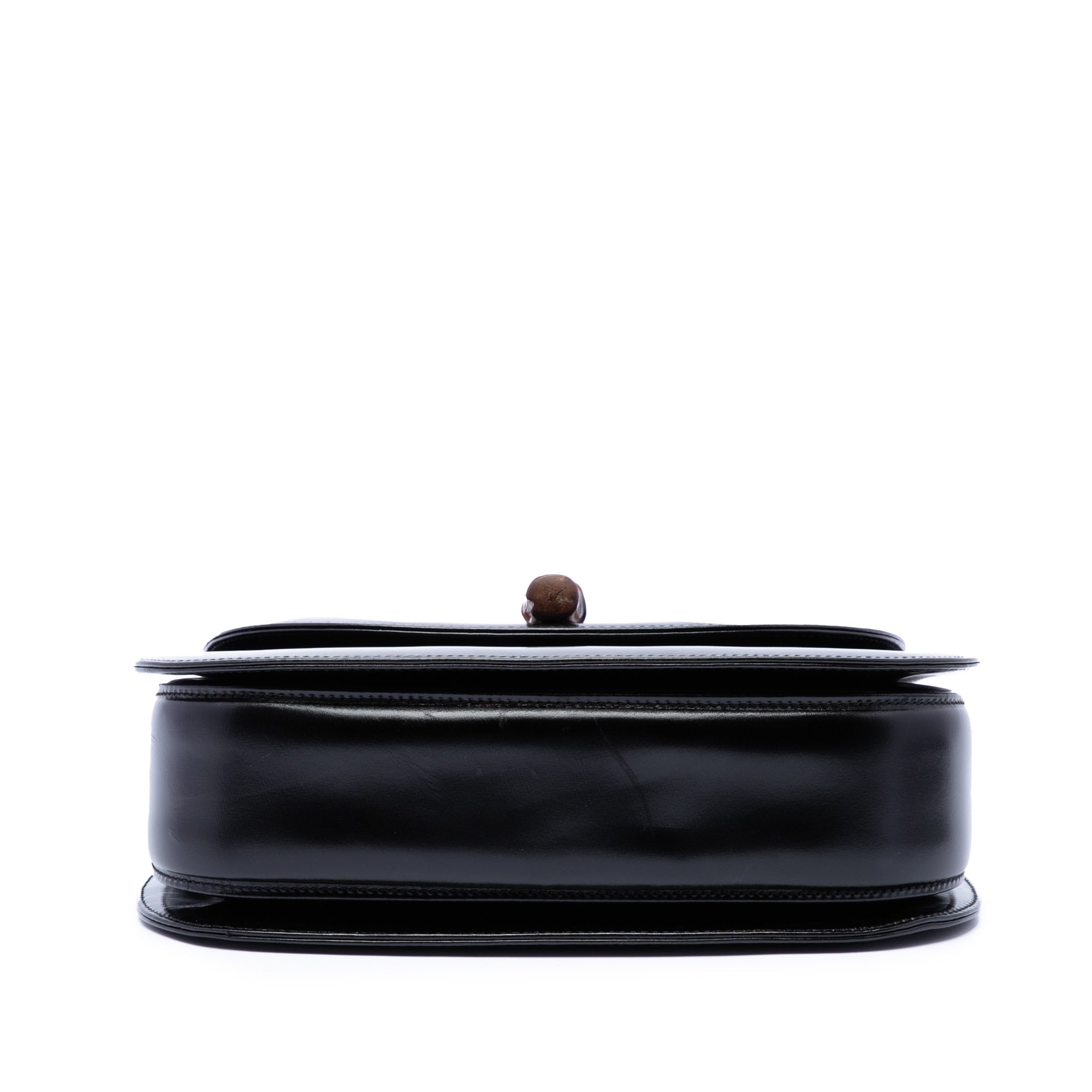 Gucci Calfskin Bamboo Night Black