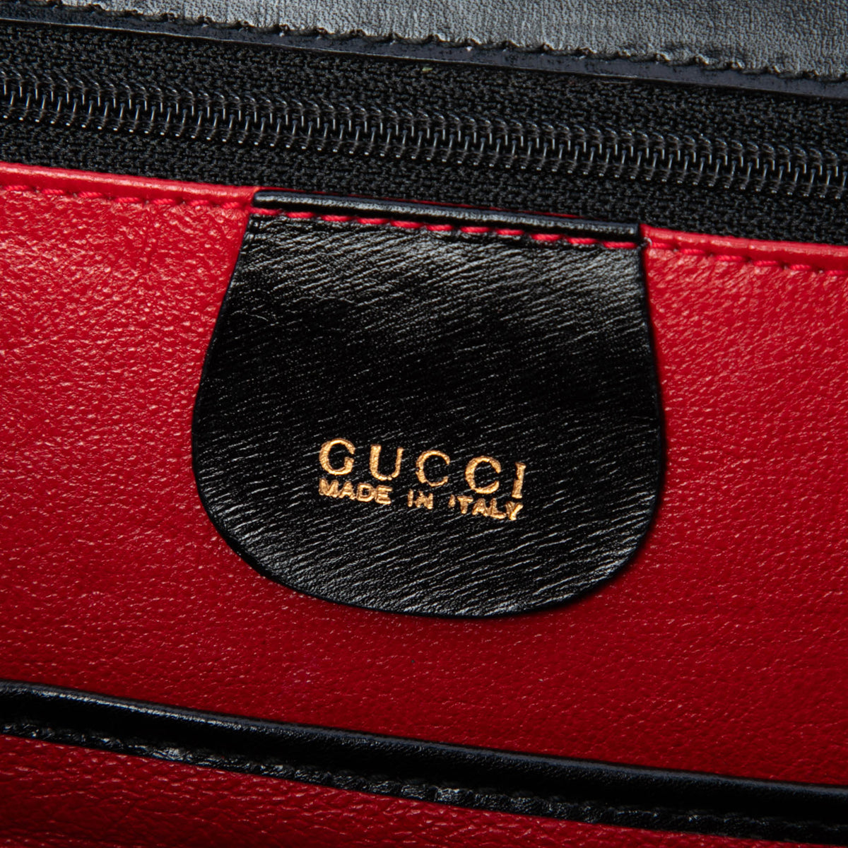 Gucci Calfskin Bamboo Night Black