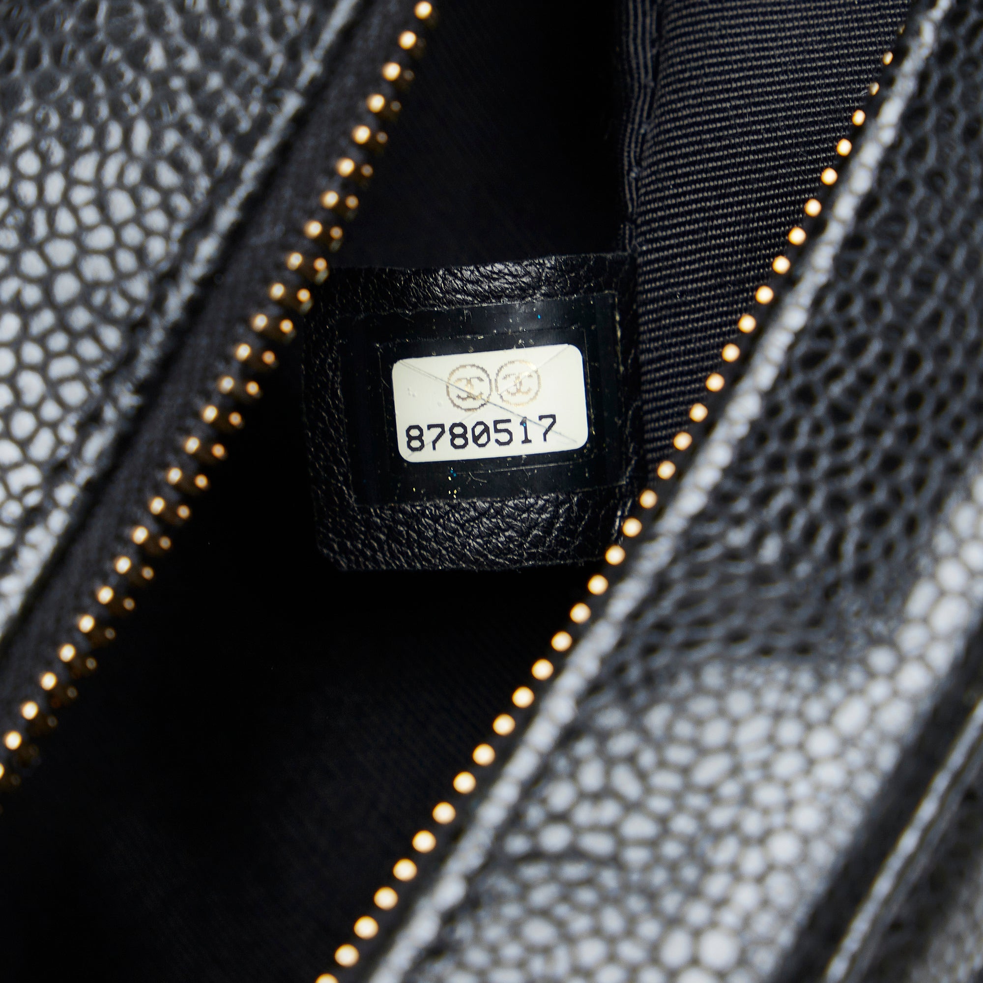 CC Caviar Shoulder Bag