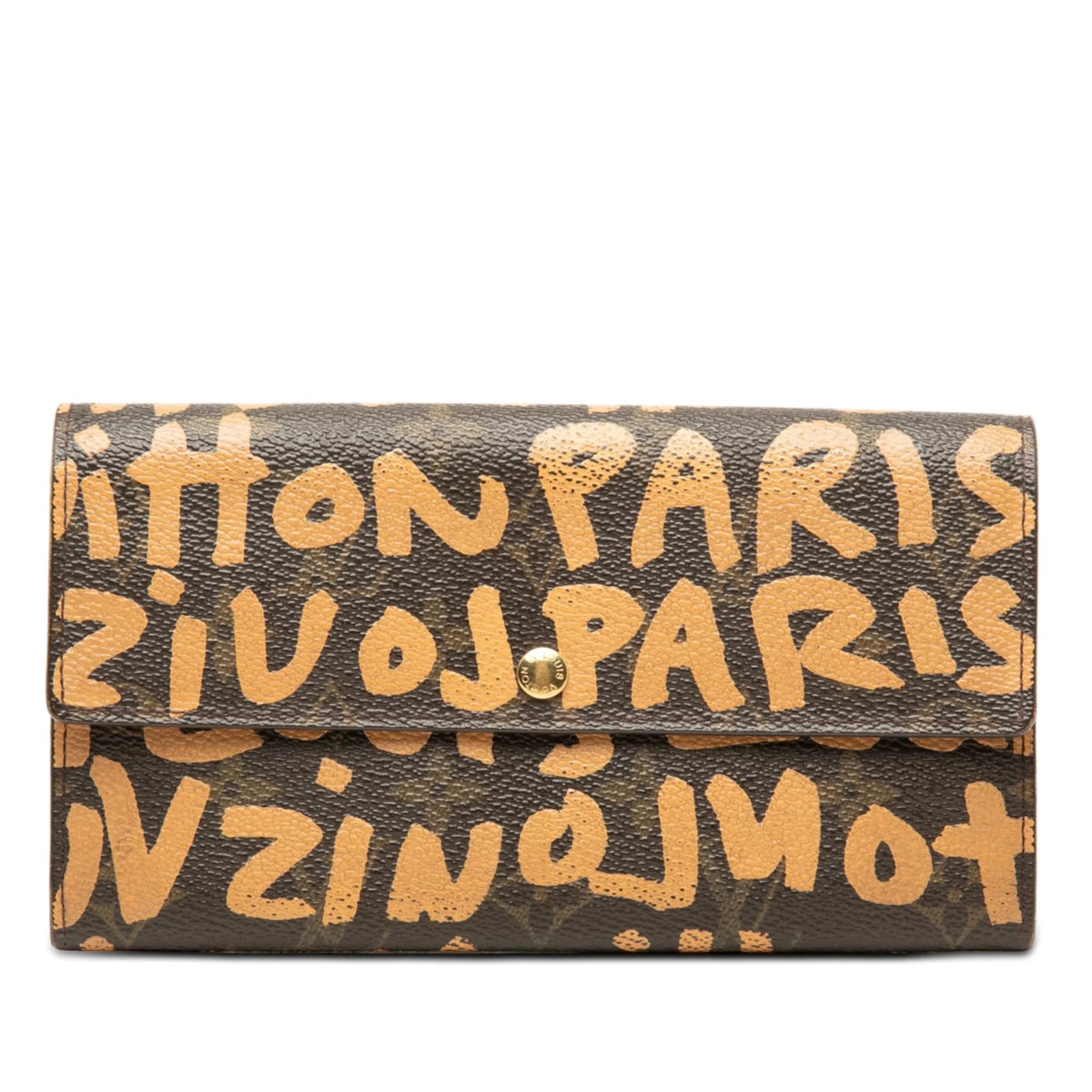 Stephen Sprouse Monogram Graffiti Porte Monnaie Credit Wallet
