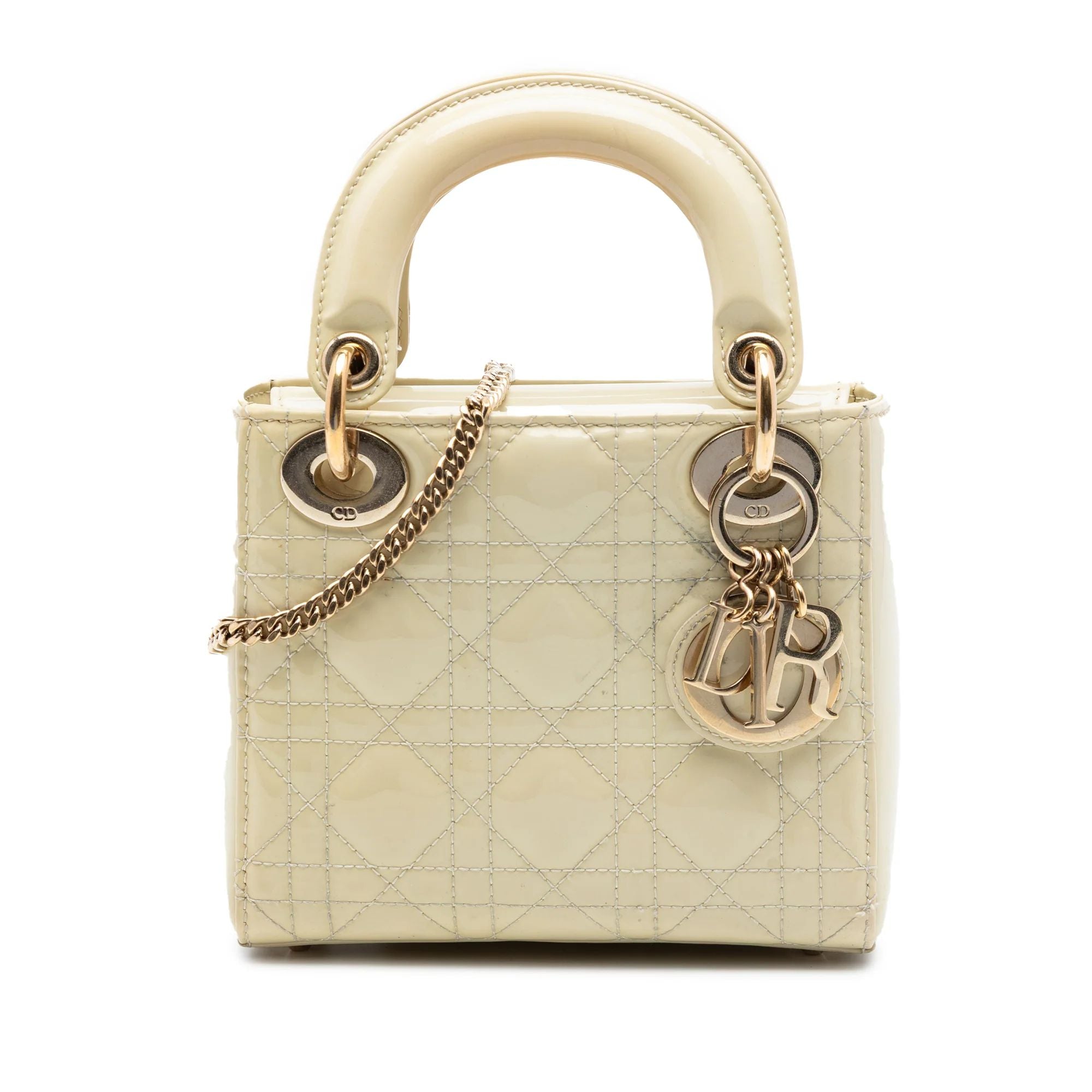 Mini Lady Dior Latter Patent Leather