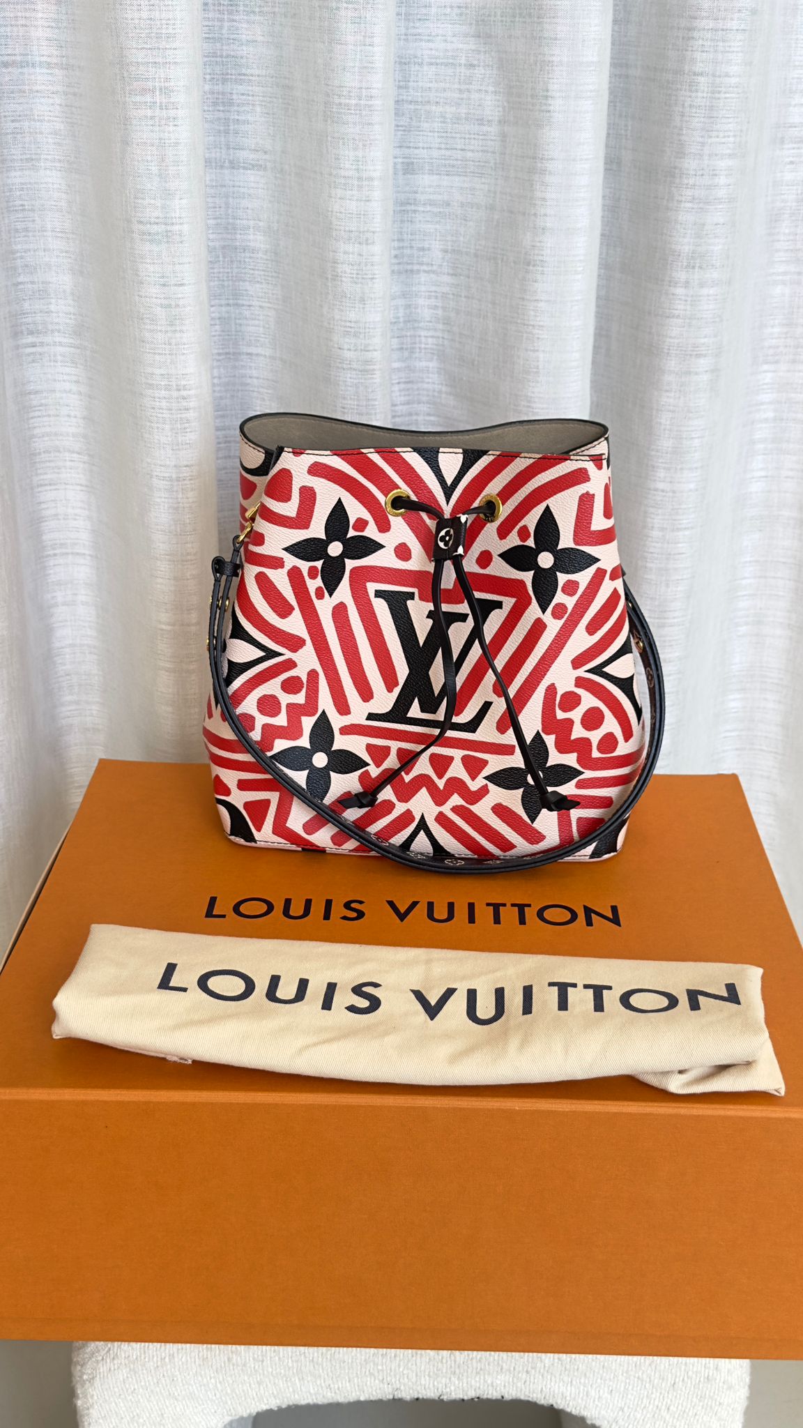 LOUIS VUITTON MONOGRAM GIANT CRAFTY NEO NOÉ BUCKET BAG - MULTICOLOR