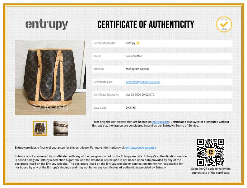 Verified by Entrupy