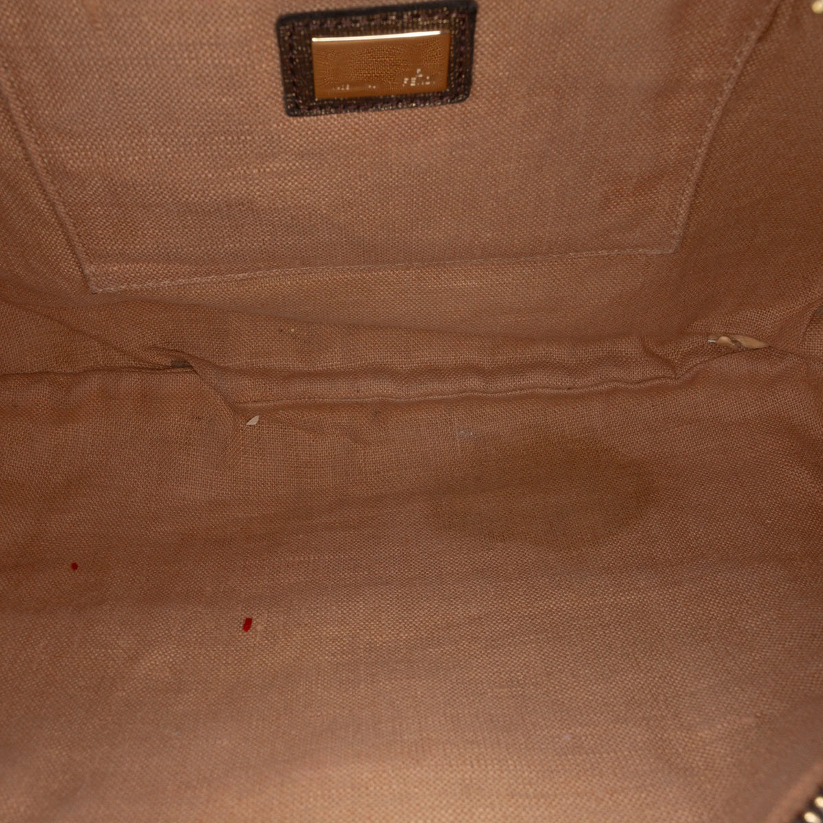 Fendi Zucca Canvas Spy Hobo
