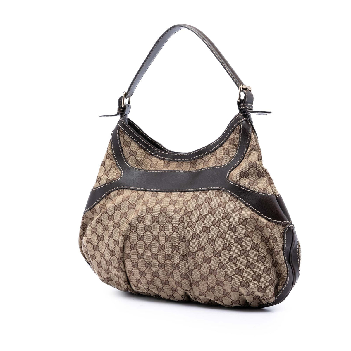 Large GG Canvas Dialux Queen Hobo Bag