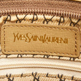 Clutch de couro estampado Yves Saint Laurent YSL cinza com certificado de autenticidade pela Real Authentication