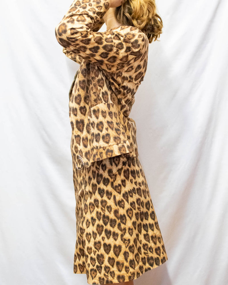 Moschino Set Tigress - blazer and skirt