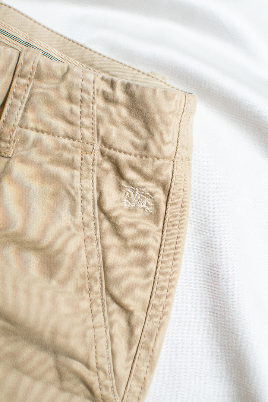 Burberry Original Classic Pantalon Beige - avec Coton