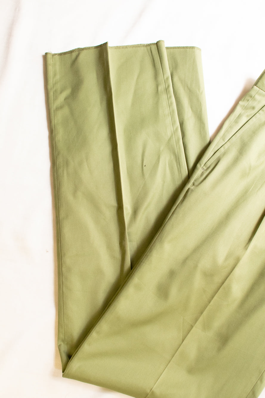 Green Burberry Suit Trousers - so elegant!