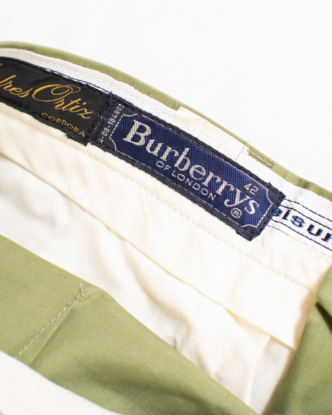 Pantalon de costume vert Burberry - si élégant !