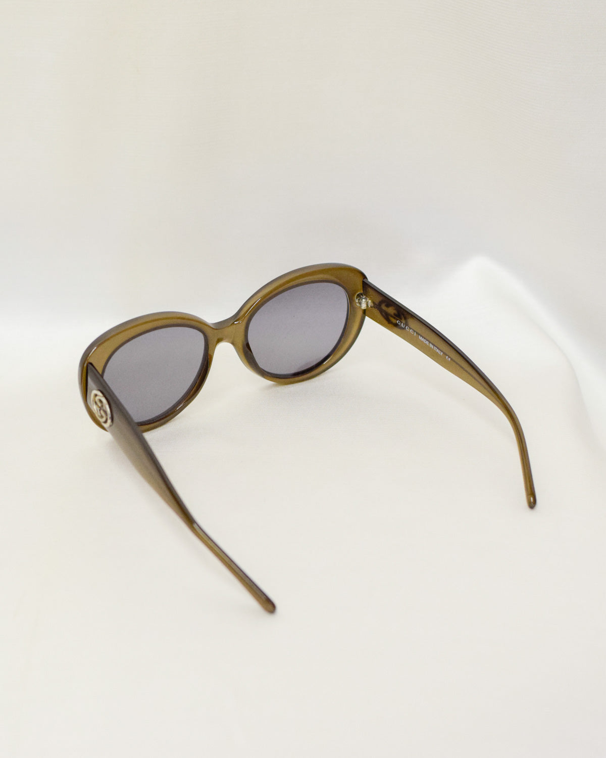 Gucci Vintage Olive Green Sunglasses 90's - with box