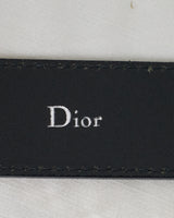Cinto de couro preto Dior Homme 