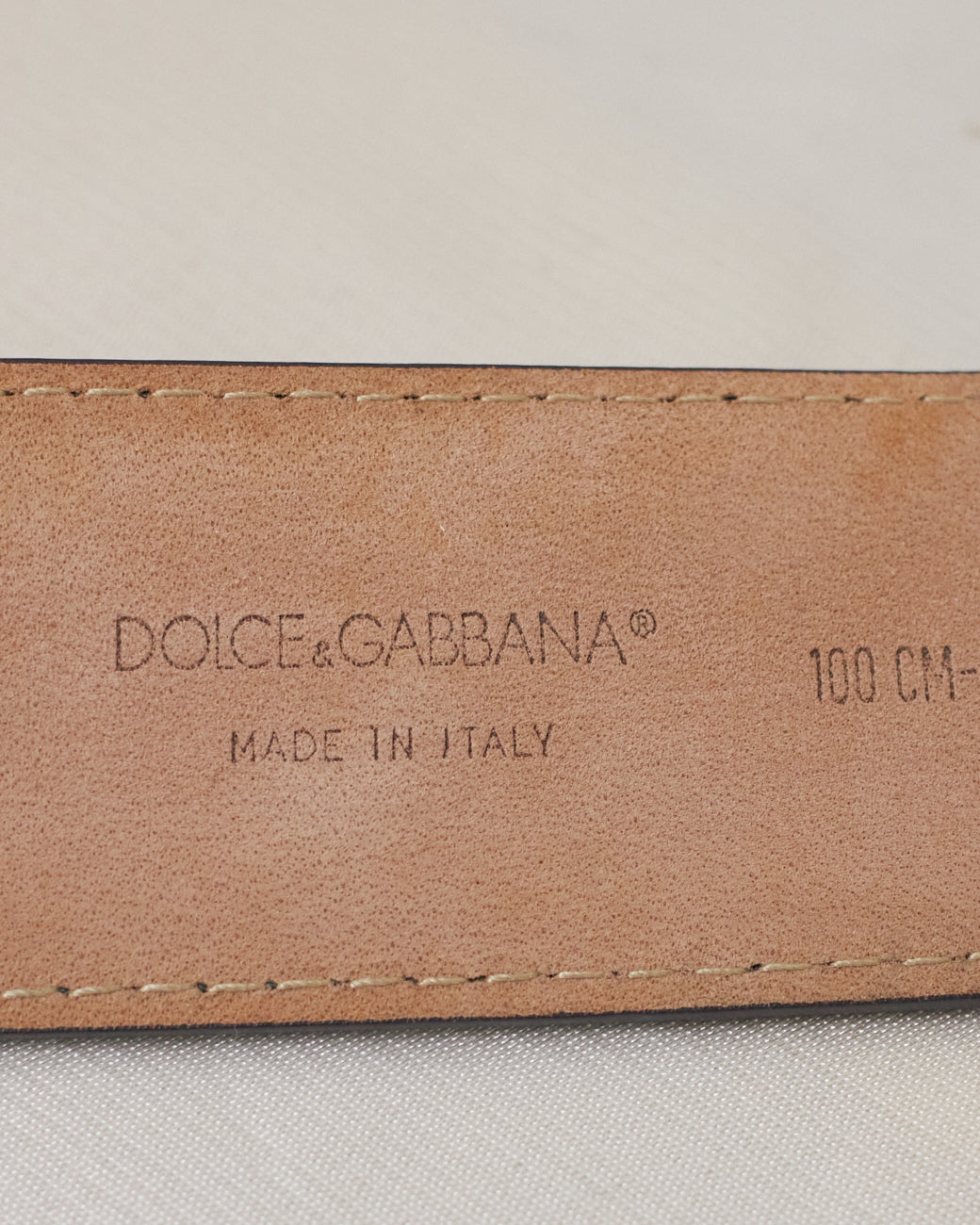Dolce&amp;Gabbana Ceinture Brillante Verte