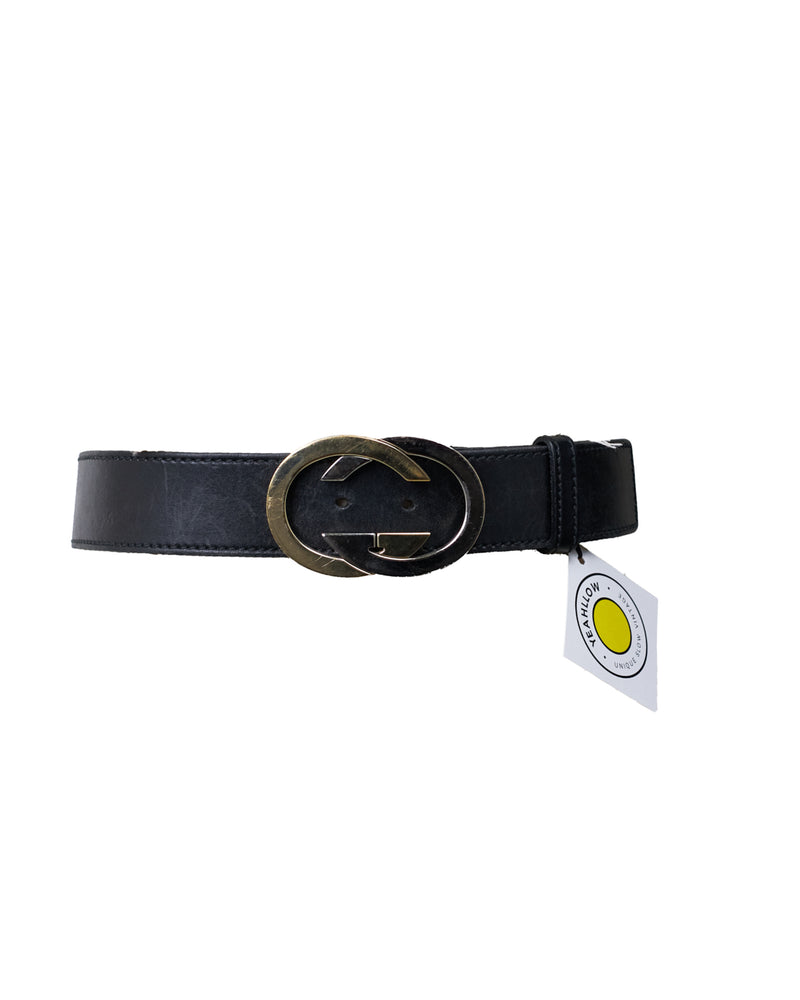 Gucci GG Silver/Gold Toned Hardware Belt