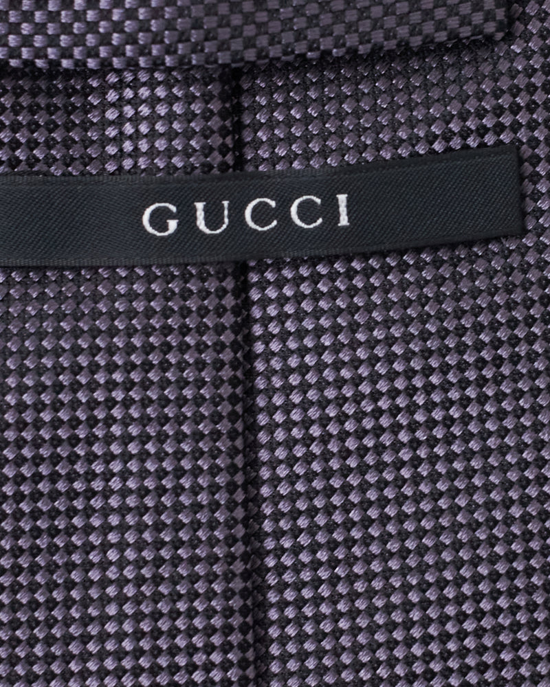 Gucci gravata preta roxa 