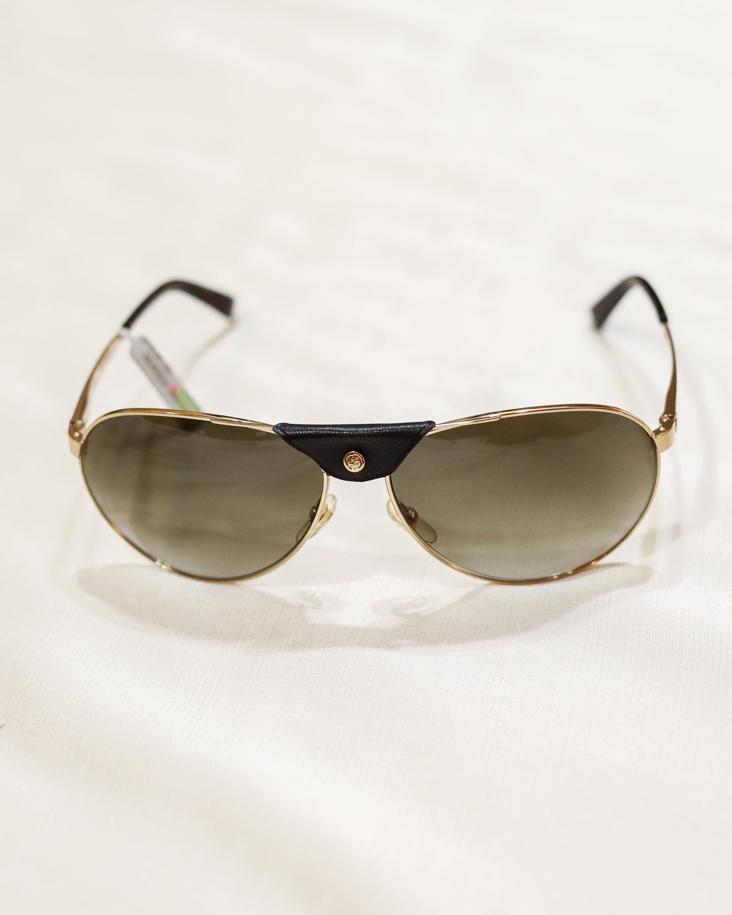 Óculos de sol Gucci Gold Aviator - com caixa