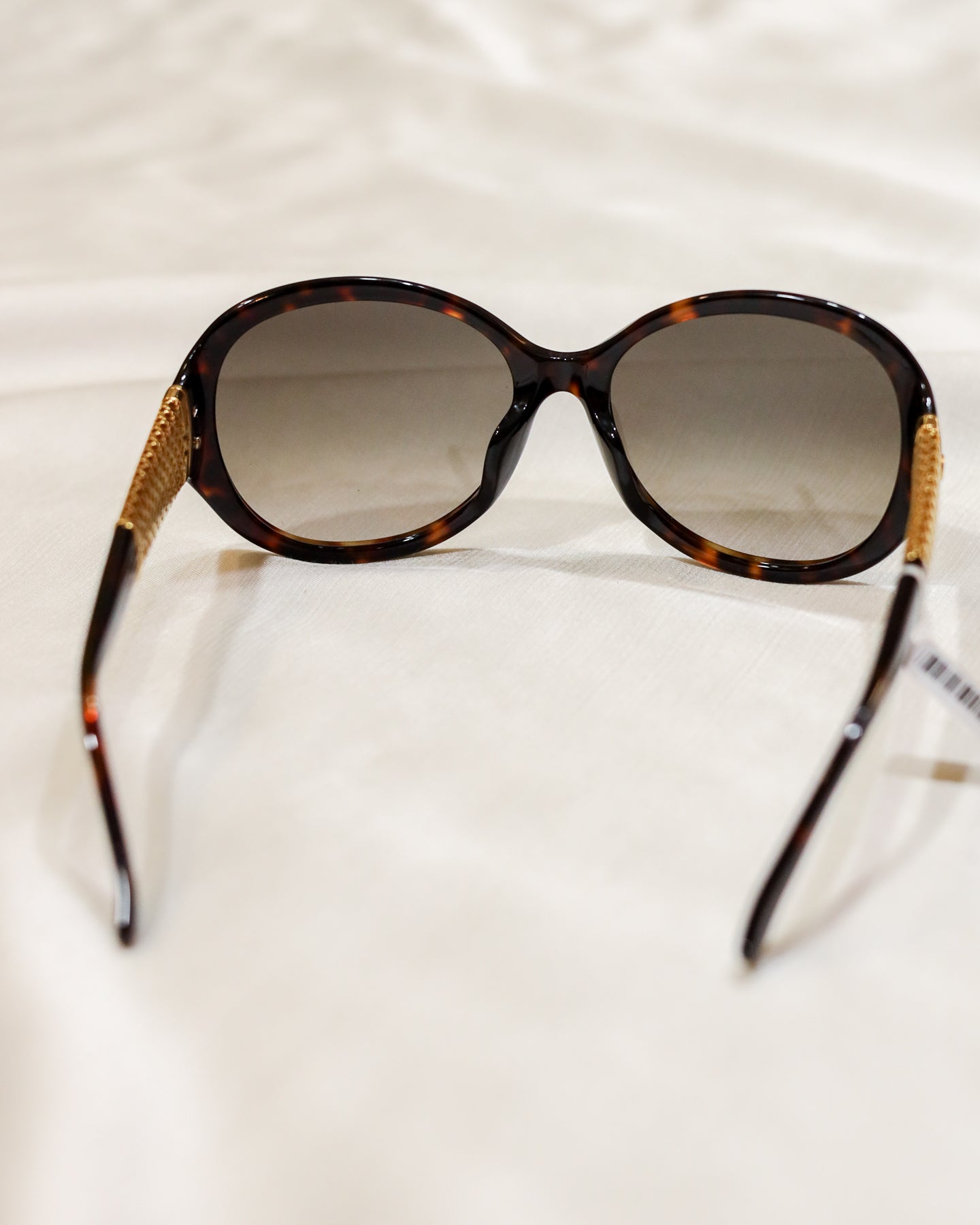 Gucci Havana Round Sunglasses - with box