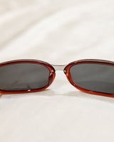 PRADA Vintage 1990 Designer Sunglasses in Red  - with box