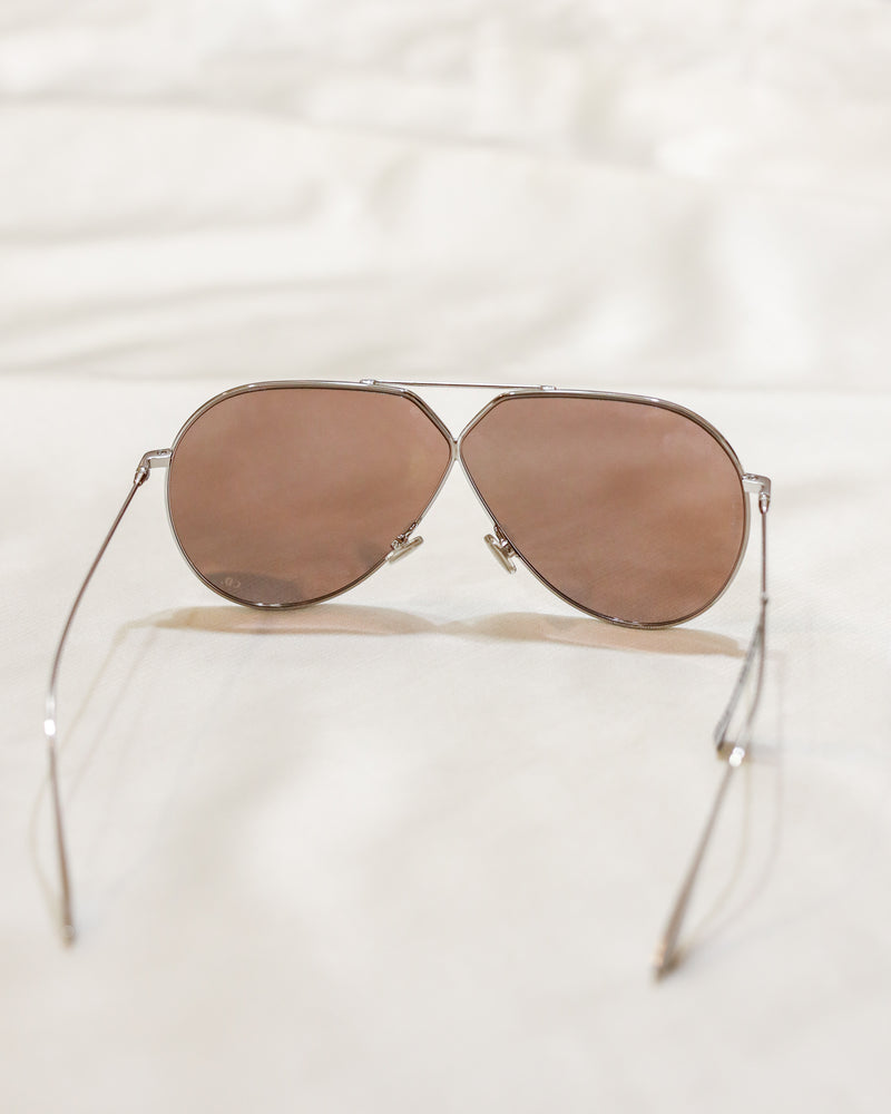 Óculos de sol Christian Dior Stellaire Palladium Mirror - com caixa