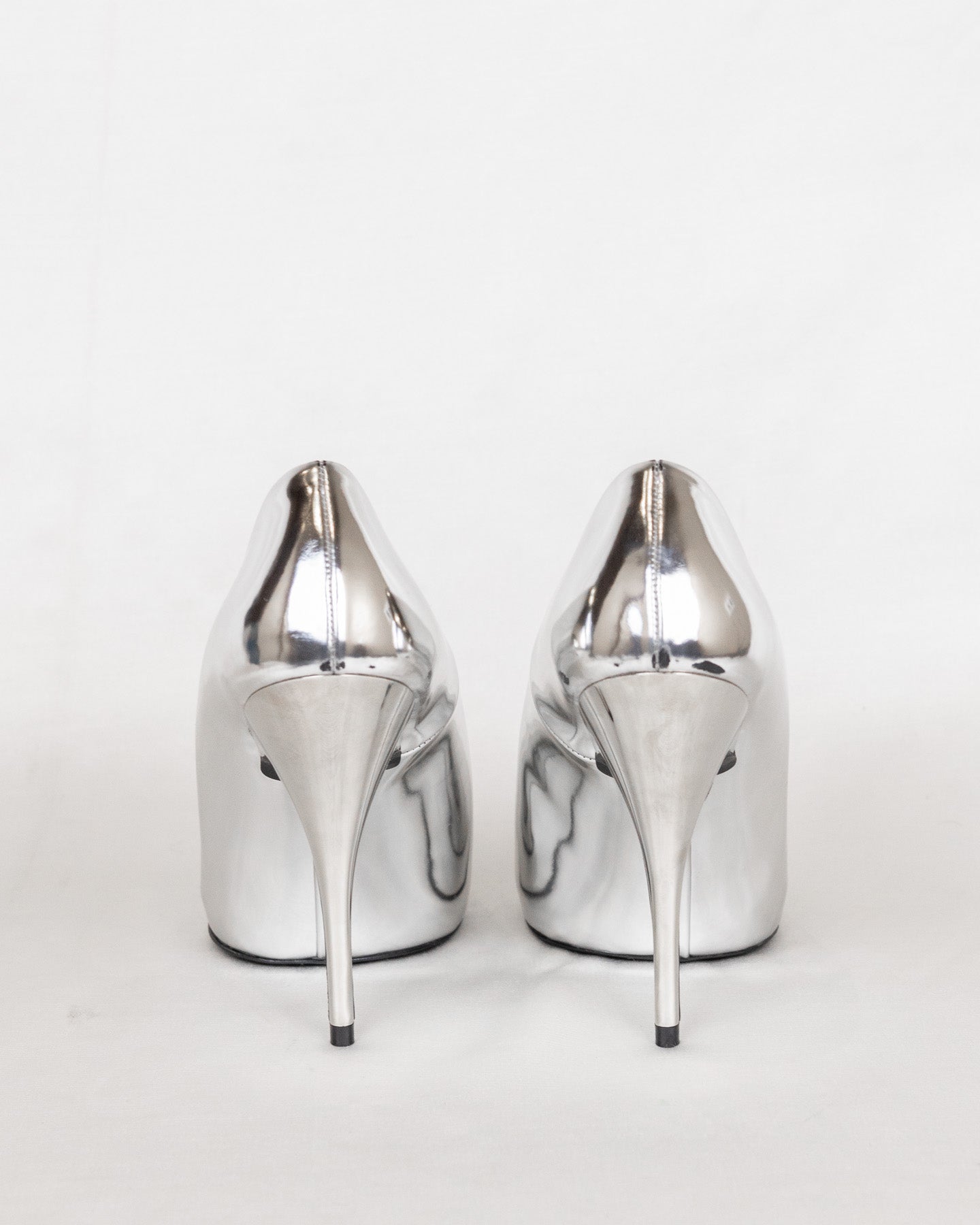 Stella McCartney Metallic Indium Hackney Heels avec boîte - taille 35