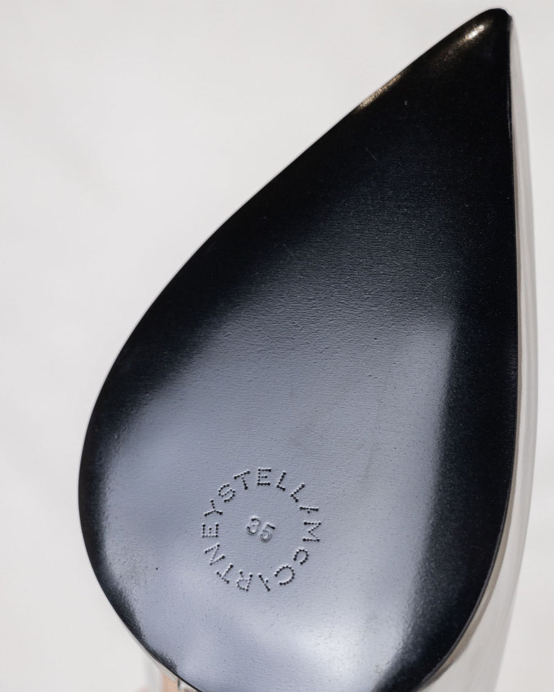Stella McCartney Metallic Indium Hackney Heels with box - size 35