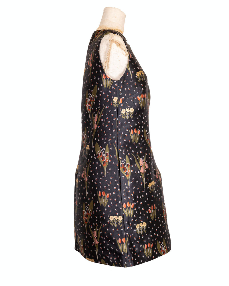 Red Valentino Floral Embroidered Dress