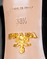 Prada Black Patent Leather Heels- Size 38.5