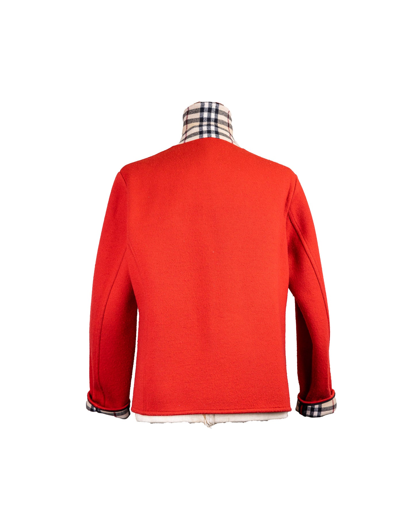 Burberry red jacket men best sale