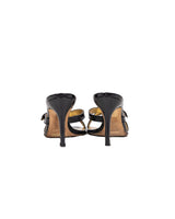 Dolce&Gabbana Open Leather Sandals in Black - size 38 with box