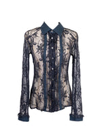 Dolce&Gabbana Lace Shirt In Black