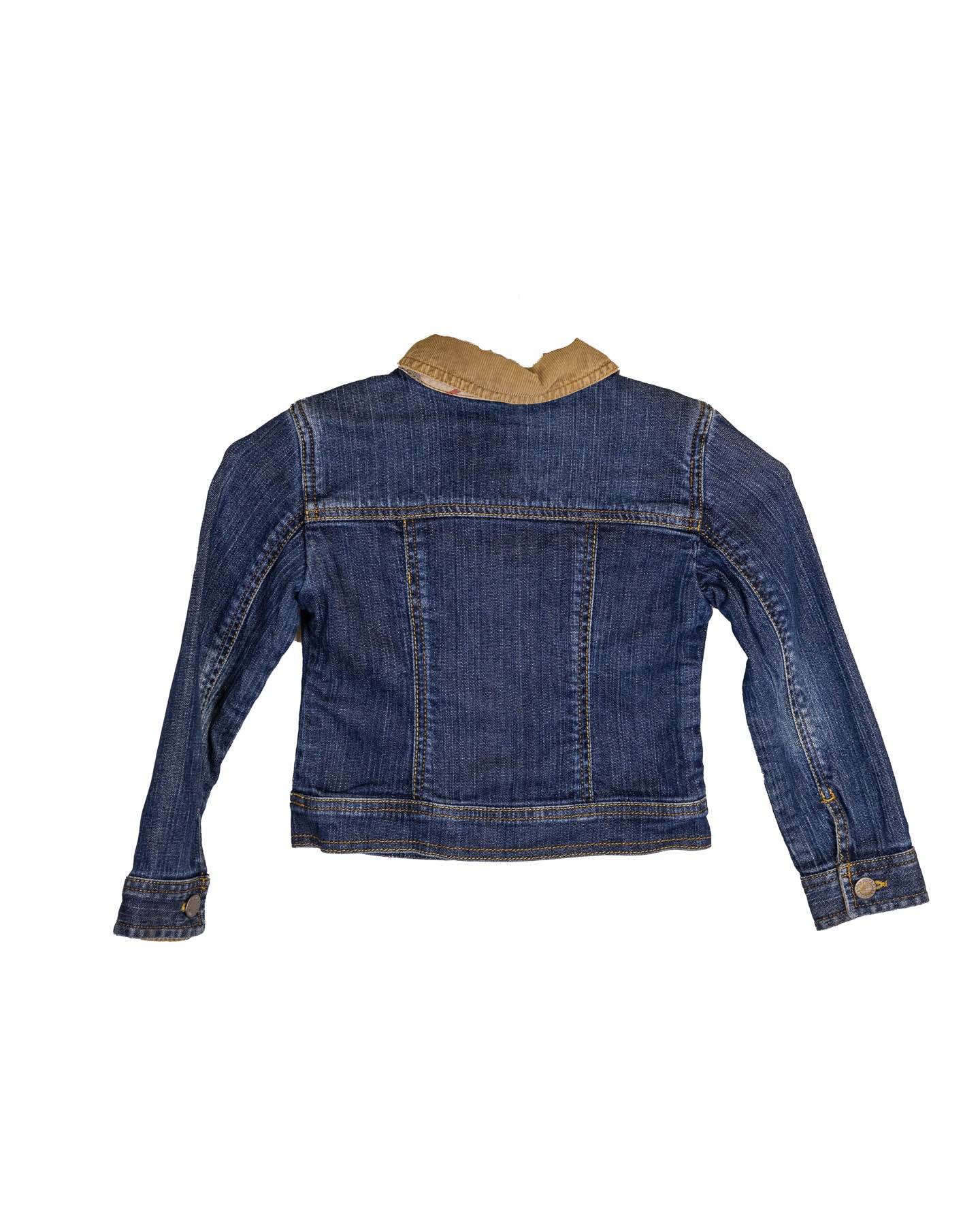 Burberry Denim Jacket With Corduroy Collar