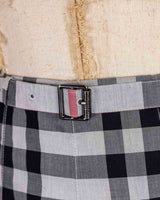 Burberry Monogram Skirt With Belt