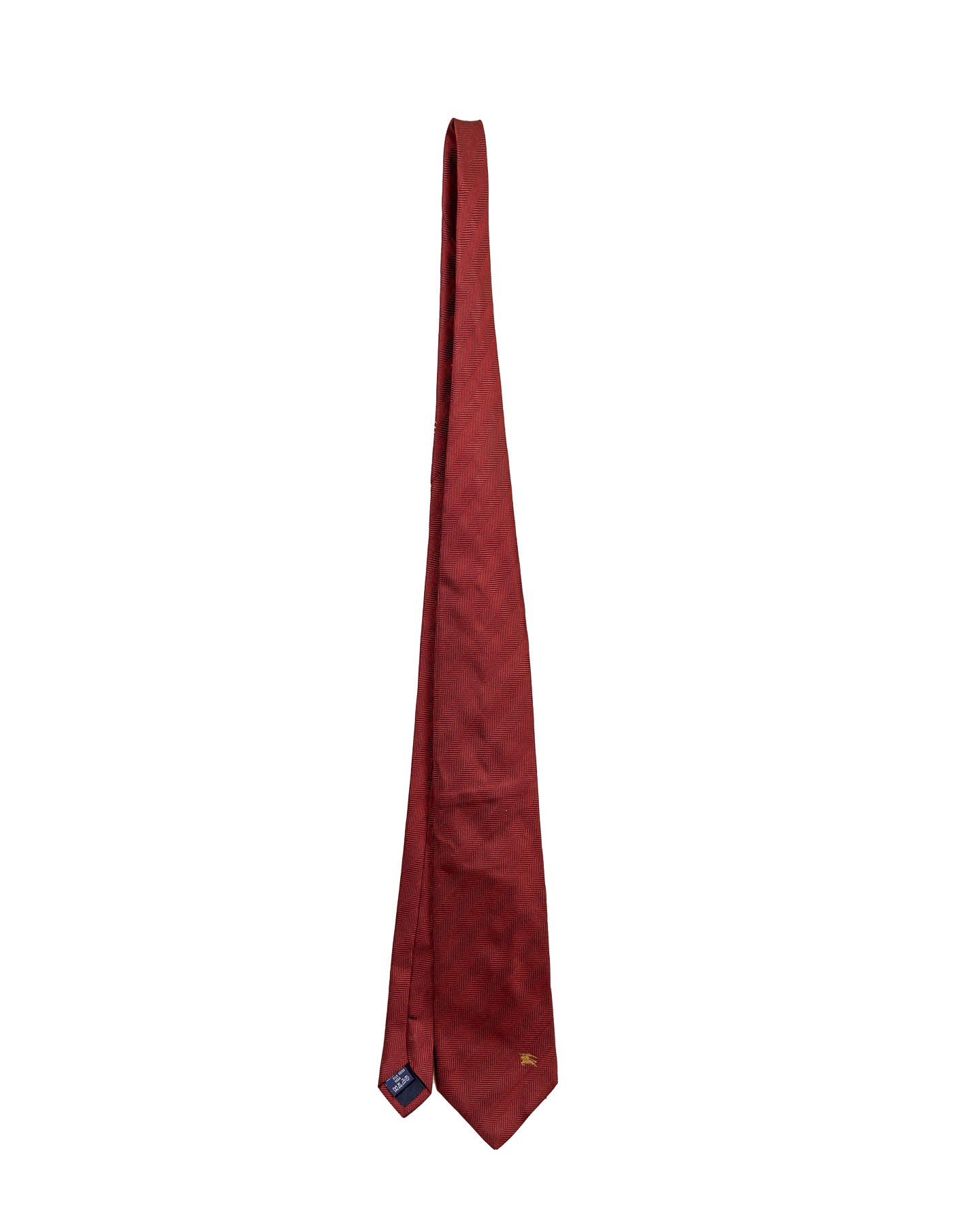 Burberrys Cravate Rouge À Rayures 