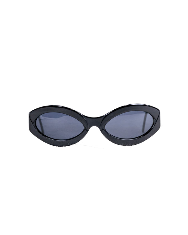 Óculos de sol preto vintage Yves Saint Laurent 