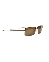 Gucci Brown Rectangle Sunglasses -With Original Box