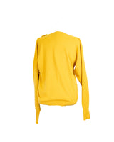 Chanel Yellow Vintage Jumper With Gold Buttons