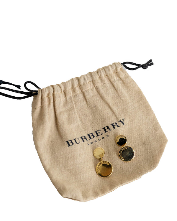 Botões de punho dourados Burberry