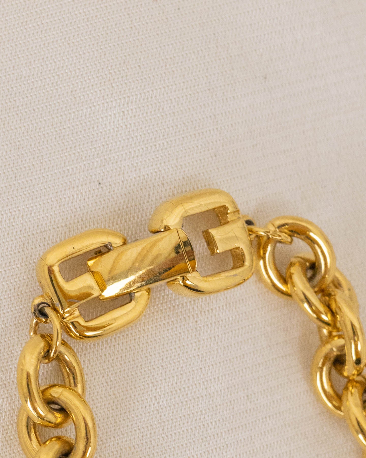 Pulseira de Corrente de Ouro Givenchy 